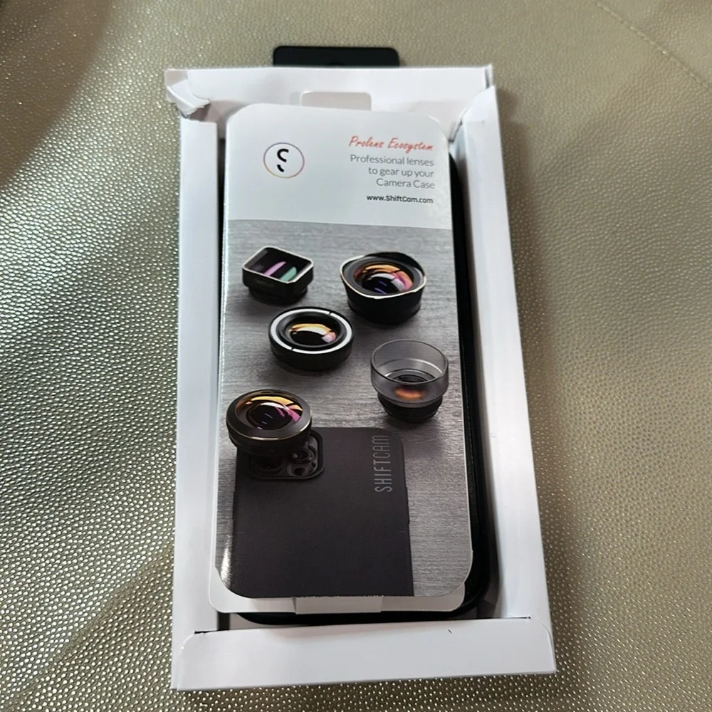 Siftcam Lens Ultra 16mm Wide Angle works w/all IPhones & Samsung G & Camera Case